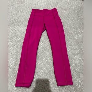 Lululemon pink leggings